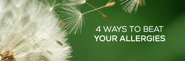 Four ways to beat your allergy symptoms.